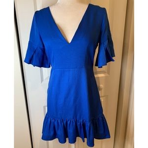 Boohoo Ruffle-Hem Sheath Dress 👗